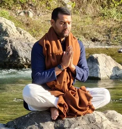 Yogi Himanshu Joshi, founder of Himalayan Yoga Association