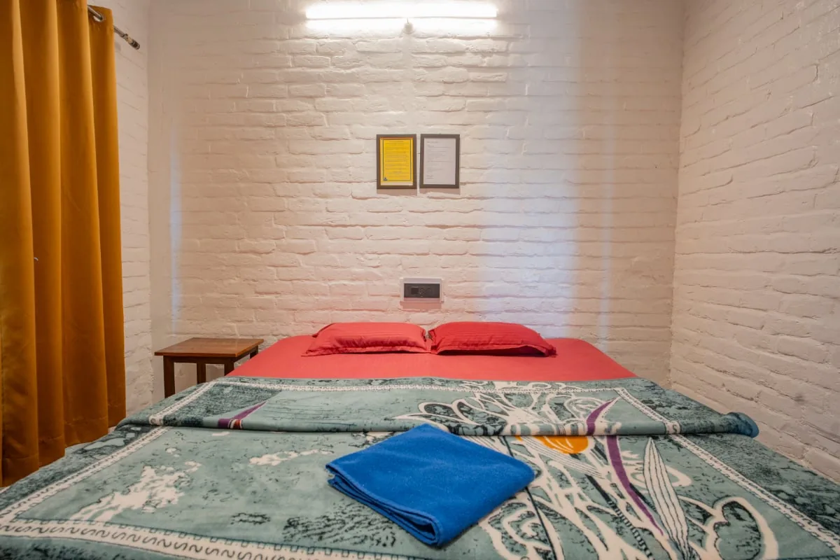 Comfortable accommodation at the Himalayan Yoga Association campus